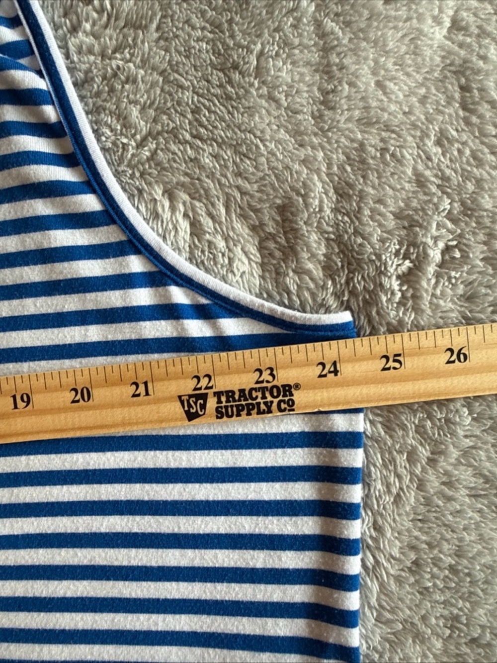 Torrid Blue & White Stripe Maxi Jersey Snap Front Dress Nautical Preppy Size 3 - Picture 7 of 11